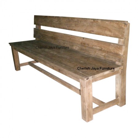 Code: SJBENCH 001  Name: Simplicity Bench Size: H=90 x W=210 x D=55 cm Wood: Solid Teakwood